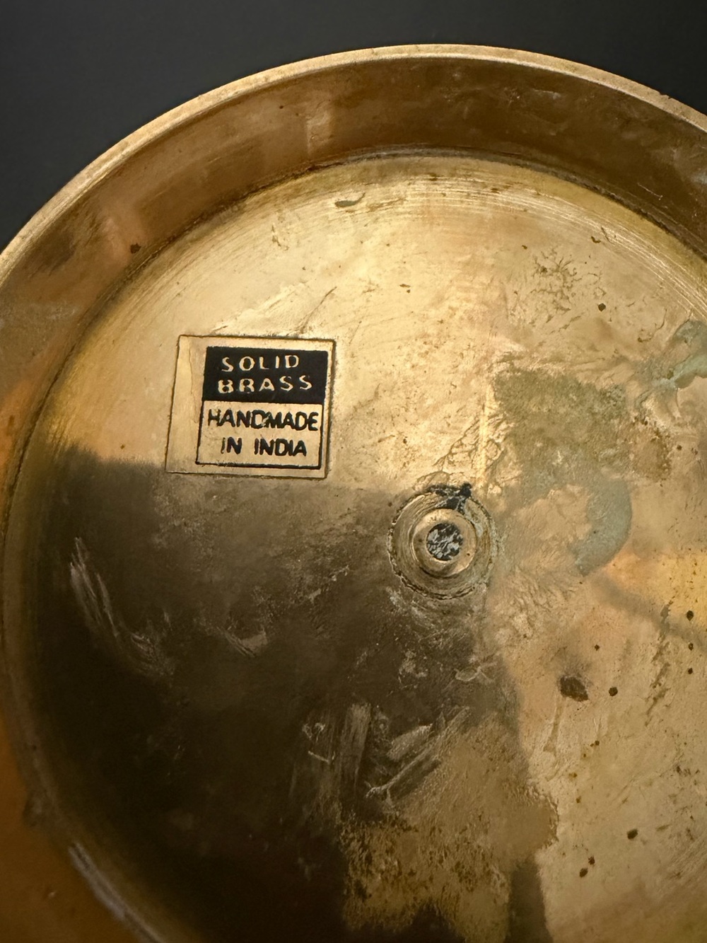Vintage Brass Pitcher - Picture 8 of 10